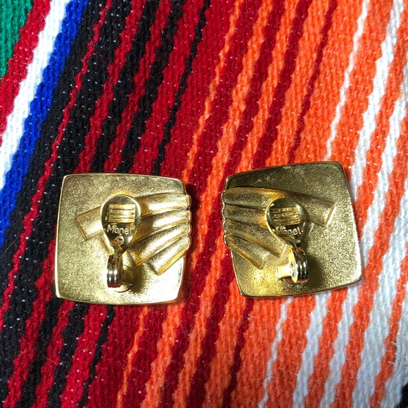 Vintage Monet Earrings - Picture 4 of 5